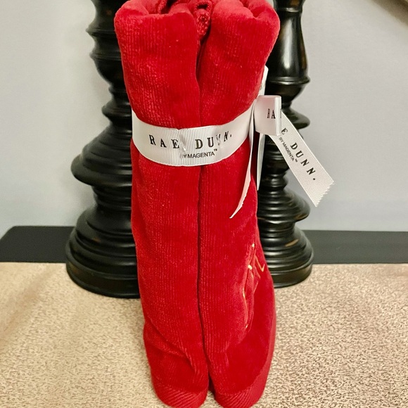 🆕Rae Dunn Set of 2 BELIEVE Hand Towels - Picture 5 of 6